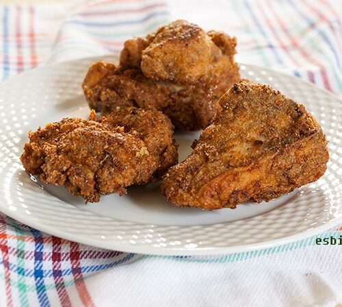 Pollo frito crujiente al estilo cajún - Recetas de Esbieta